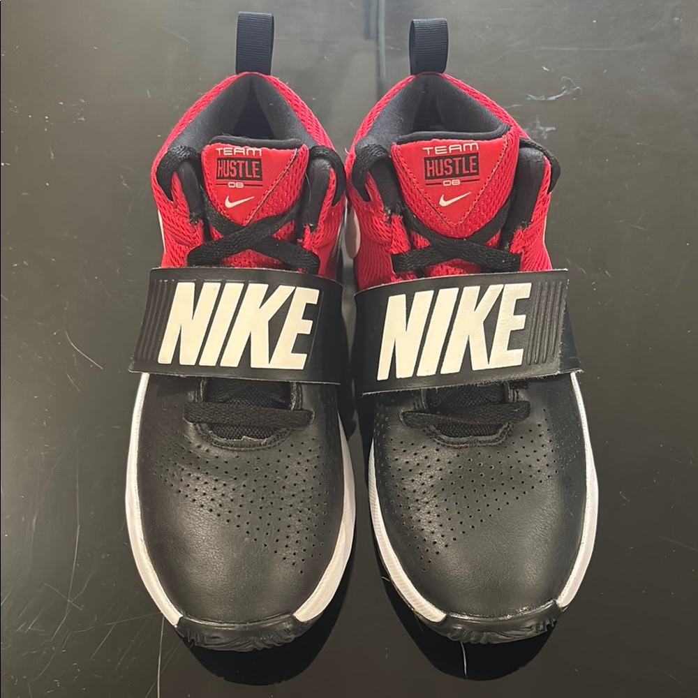 Nike Black and Red Sneakers Athletic Comfort